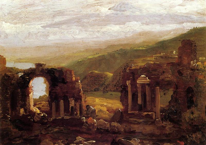 Thomas Cole Ruins of Taormina china oil painting image